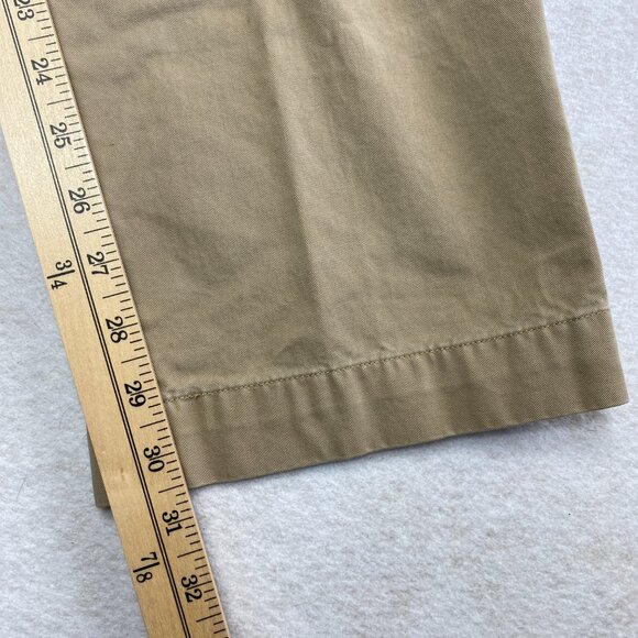 Polo Ralph Lauren Pants Men's 34 Tan Stretch Classic Actual Size 32 x 30.5 - Picture 6 of 8
